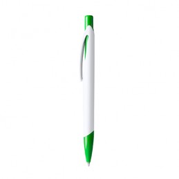 CITIX. Ball pen with matching push button and tip in a two-colour finish - BL8099, FERN GREEN