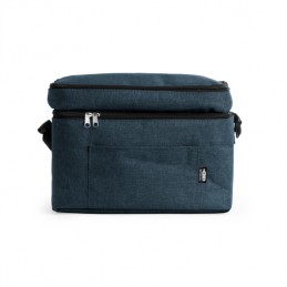 MARLOX. XL cooler bag made of RPET polyester in a heather design - TB7609, HEATHER DENIM