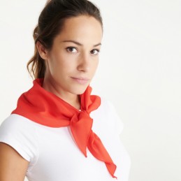 FESTERO. Unisex scarf in triangular shape used as an accessory in both male and female clothing - PN9003, LIGHT PINK
