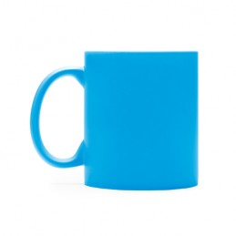 WALAX. Ceramic mug with white interior, ideal for laser printing - TZ3996, LIGHT ROYAL