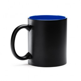 MACHA. Ceramic mug with colour interior, ideal for laser printing - TZ3997, LIGHT ROYAL