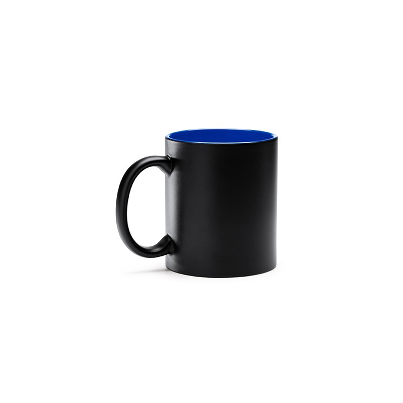 MACHA. Ceramic mug with colour interior, ideal for laser printing - TZ3997, LIGHT ROYAL