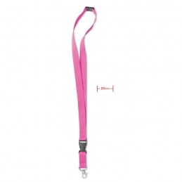 LANY - Lanyard cu agăţătoare metalică MO8595-38, Roz