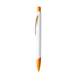 CITIX. Ball pen with matching push button and tip in a two-colour finish - BL8099, ORANGE