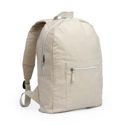 FIRENZA. Backpack made of 320 gsm recycled cotton in a heather finish design - MO7179, RED