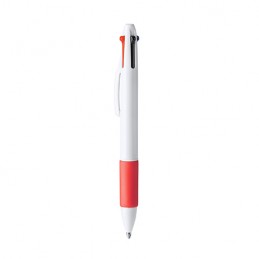 KUNOY. Retractable 4-ink ball pen - BL8094, RED