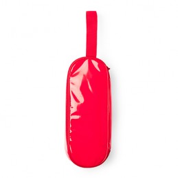 RIGAX. Sandwich bag in colour PVC with zip fastening - FI4131, RED
