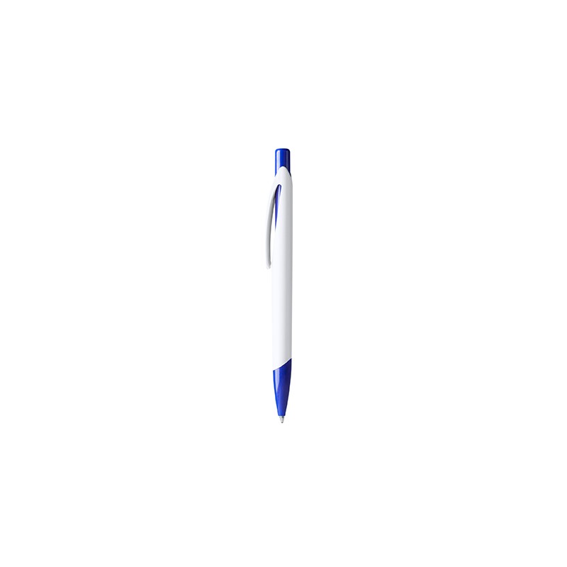 CITIX. Ball pen with matching push button and tip in a two-colour finish - BL8099, ROYAL BLUE