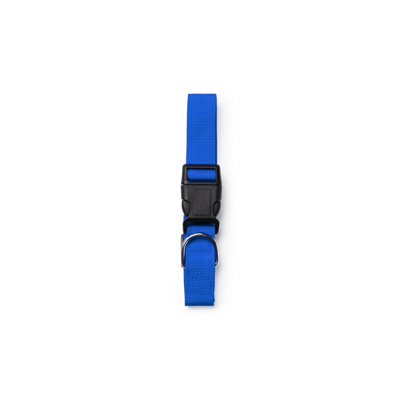 KORAT. Adjustable collar for pets in resistant and soft polyester - AN1021, ROYAL BLUE