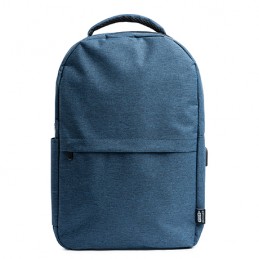 GREGOR. RPET 600D polyester backpack in heather finish - MO7139, ROYAL BLUE
