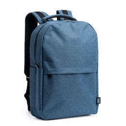 GREGOR. RPET 600D polyester backpack in heather finish - MO7139, ROYAL BLUE