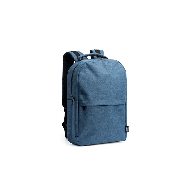GREGOR. RPET 600D polyester backpack in heather finish - MO7139, ROYAL BLUE