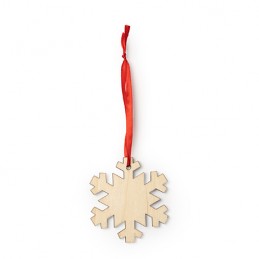 JINGLE. Wooden christmas decoration, available in two designs: star and tree - XM1305, SNOWFLAKE