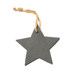 RUDOLF. Christmas slate ornament in two designs - XM1299, STAR