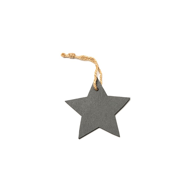 RUDOLF. Christmas slate ornament in two designs - XM1299, STAR