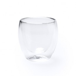 CAPSUL. Pahar 90 ml Set of 2 double wall glasses in borosilicate glass - VA4132, TRANSPARENT