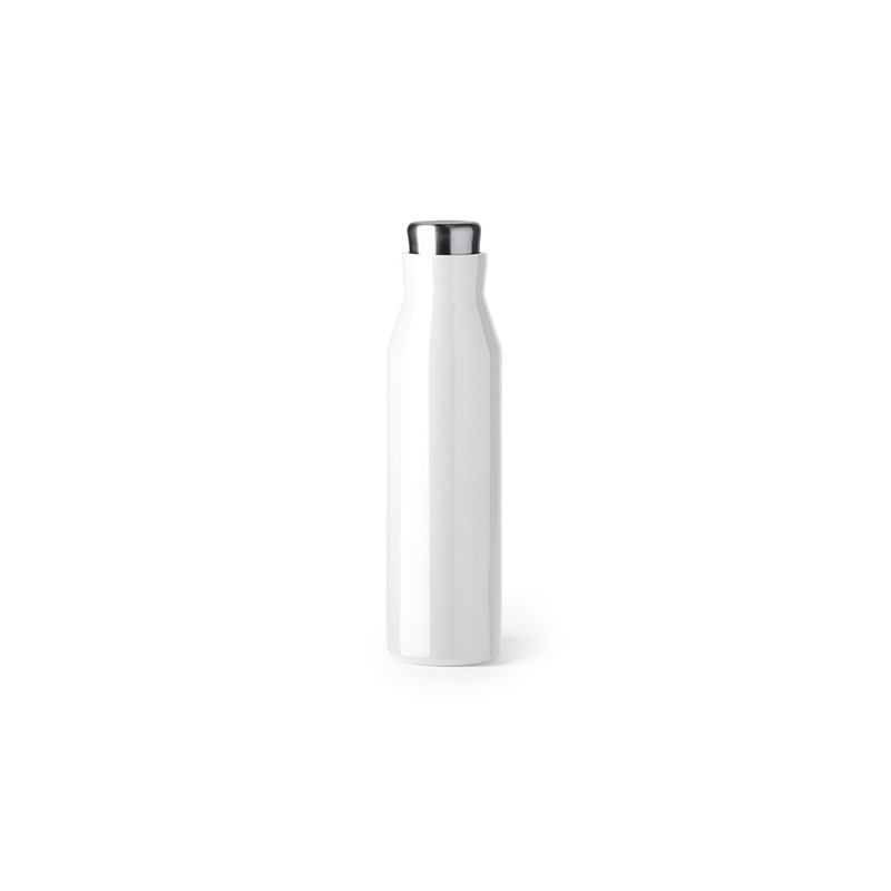 TORKE. Double wall thermos bottle in 304 stainless steel - BI4139, WHITE