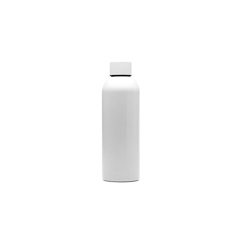 MAGUN. Bidon 800 ml 304 stainless steel bottle in solid finish - BI4144, WHITE