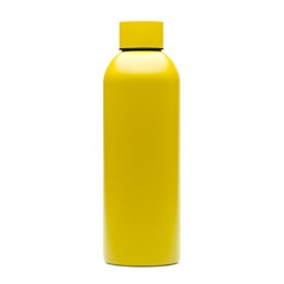 MAGUN. Bidon 800 ml 304 stainless steel bottle in solid finish - BI4144, YELLOW