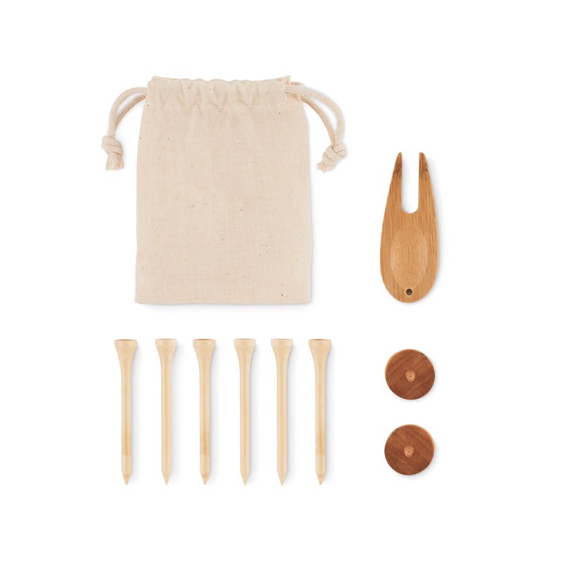 DORMIE, Set accesorii golf în husă     MO6527-13, Beige