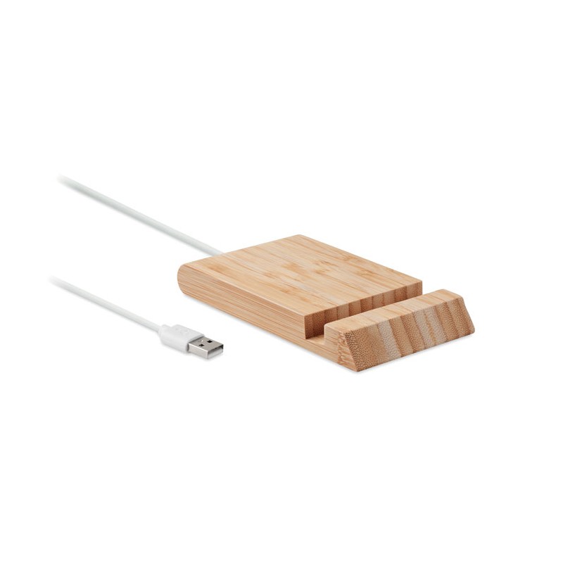 ODOS, Încărcător wireless din bambus MO6453-40, Wood