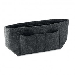 NIZER, Organizator din pâslă RPET     MO6334-15, Dark grey