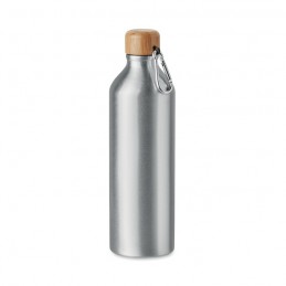 BIG AMEL, Sticlă din aluminiu 800 ml     MO6491-16, Dull silver