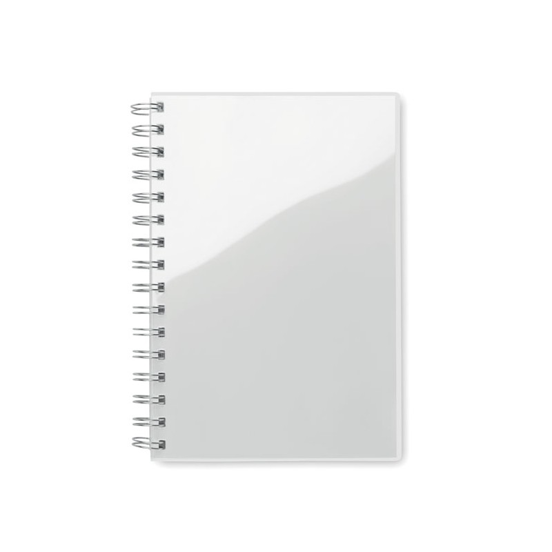 ANOTATE, Agendă A5 cu copertă RPET MO6532-06, White ANOTATE, Agendă A5 cu copertă RPET MO6532-06, White