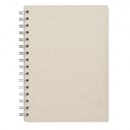 GRASS BOOK, Agenda A5 din hârtie de iarbă  MO6541-13, Beige