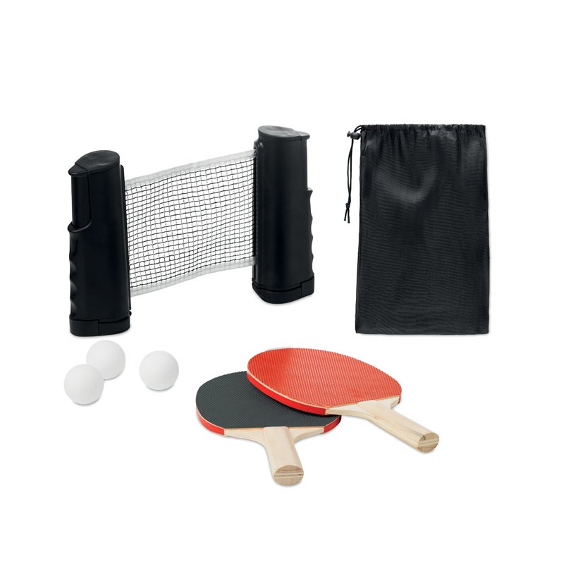 PING PONG, Set de tenis de masă           MO6517-03, Black