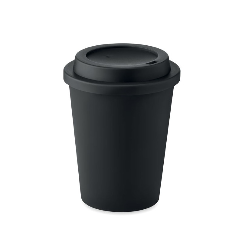 NOLA, Pahar cu perete dublu PP 300ml MO6582-03, Black