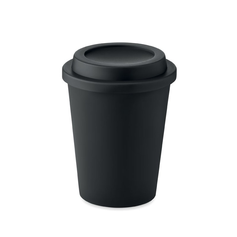 SORA, Pahar cu perete dublu PP 300ml MO6583-03, Black