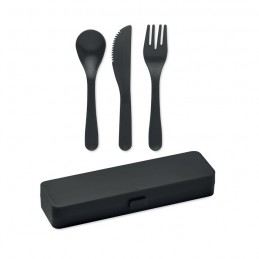 RIGATA, Set de tacâmuri în PP          MO6661-03, Black