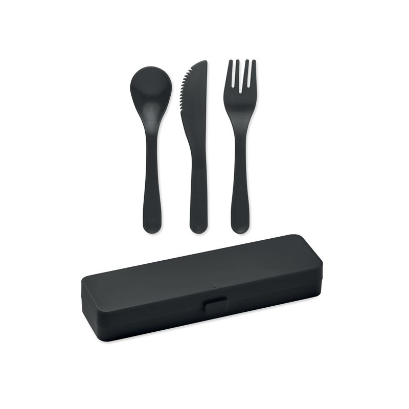 RIGATA, Set de tacâmuri în PP          MO6661-03, Black