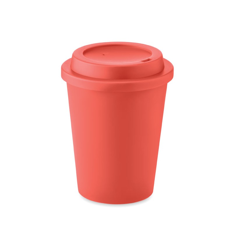 NOLA, Pahar cu perete dublu PP 300ml MO6582-05, Red NOLA, Pahar cu perete dublu PP 300ml MO6582-05, Red