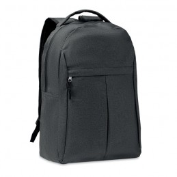 SIENA, Rucsac 600D RPET în 2 tonuri   MO6515-03, Black