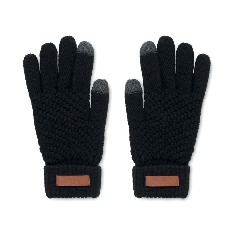 TAKAI, Mănuși tactile din Rpet        MO6667-03, Black