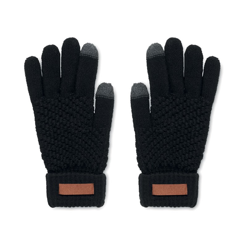 TAKAI, Mănuși tactile din Rpet MO6667-03, Black TAKAI, Mănuși tactile din Rpet MO6667-03, Black