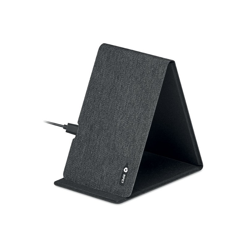 TRIANLESS, Încărcător wireless RPET 10W MO6484-15, Dark grey TRIANLESS, Încărcător wireless RPET 10W MO6484-15, Dark grey