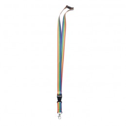 BOWYARD, Lanyard RPET curcubeu          MO6423-99, Multicolour