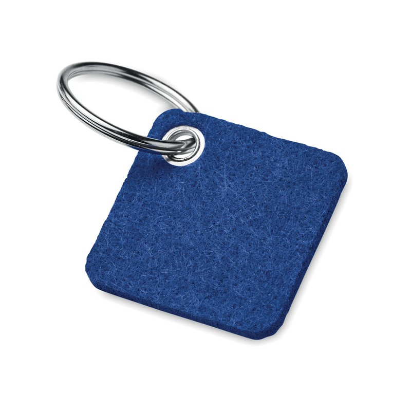 AUKIO, Breloc de chei din pâslă RPET  MO6507-37, Royal blue