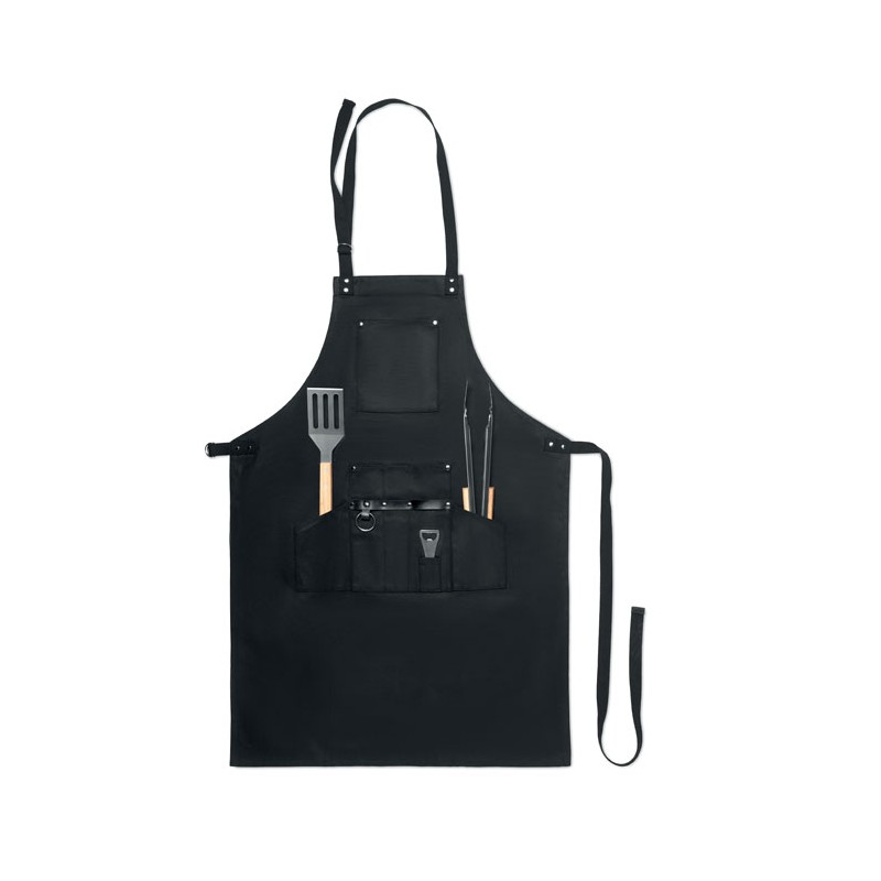 SOUS CHEF, Șorț set pentru grătar         MO6538-03, Black