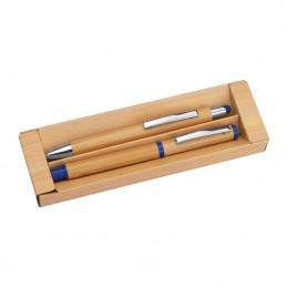 Set de scris din bambus - 1255804, Albastru