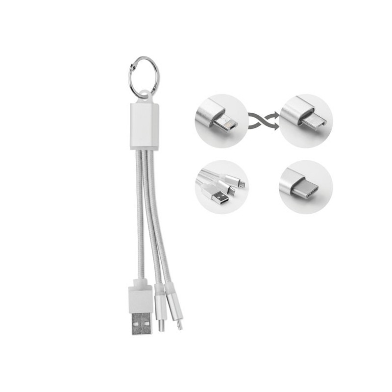 RIZO - Cablu date tip A,B,C           MO9292-14, Silver