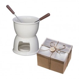 Set de fondue de ciocolată - 8055406, Alb