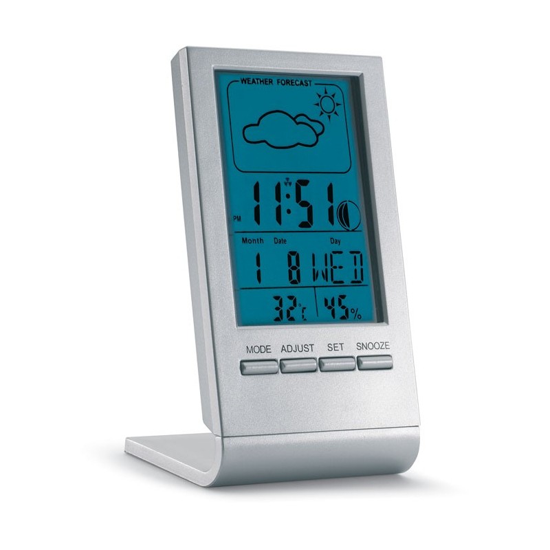 SKY - Staţie meteo cu ecran LCD      KC6460-14, Silver