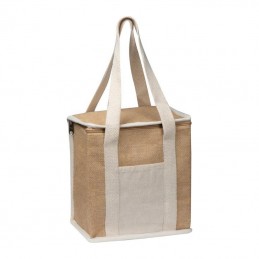 Geantă frigorifică din iută - 6254213, Beige