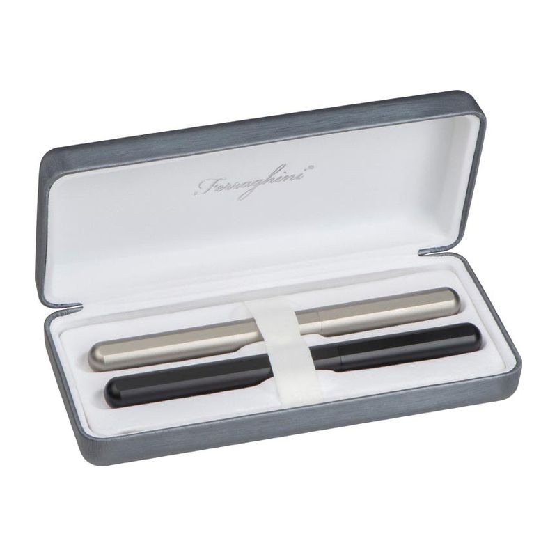 Set de scris Ferraghini cu pix roller și stilou - F101MC, Mixt Set de scris Ferraghini cu pix roller și stilou - F101MC, Mixt