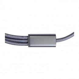 Incarcator cu cablu extra lung USB, Micro-USB, C-T - 3266307, Gri