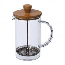 Filtru cafea/ceai cu capac din bambus - 8264066, Mixt